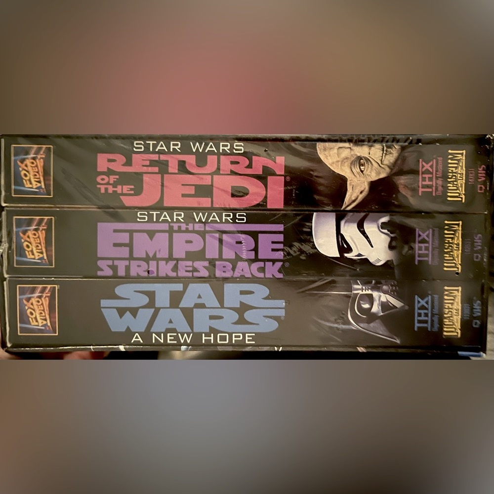 Star Wars TRILOGY box set on VHS